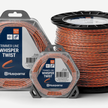 Μεσινέζα Husqvarna Whisper Twist 3 mm / 9 m Πορτοκαλί / Μαύρη