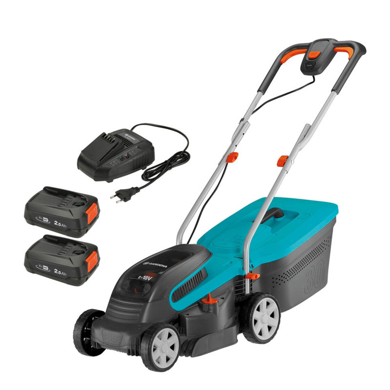14621-20 Χλοοκοπτική Μηχανή Μπαταρίας Σετ Gardena PowerMax 32/36V P4A