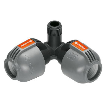 02782-20 Σύνδεσμος Γωνίας Gardena SprinklerSystem 1/2", 25mm Αρσενικός