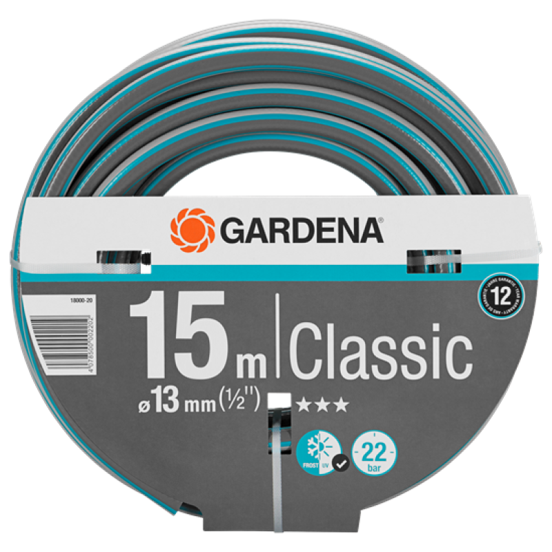 18000-20 Λάστιχο Gardena Classic 1/2"- 15m