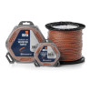 Μεσινέζα Husqvarna Whisper Twist 3 mm / 9 m Πορτοκαλί / Μαύρη